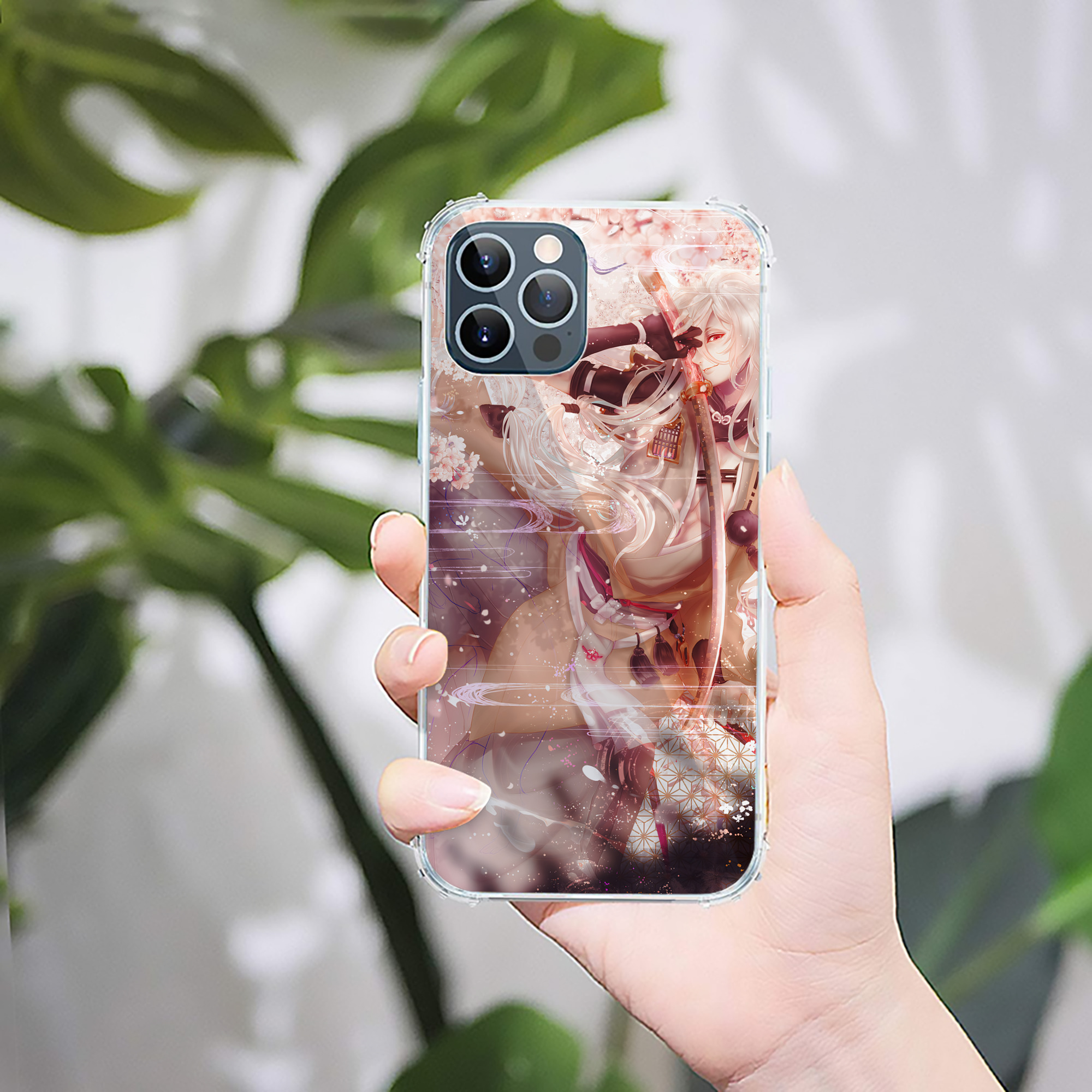 （画像用） 刀剣乱舞 Touken Ranbu 【iPhone 12シリーズ対応】透明スマホケース（クリアソフトケース）